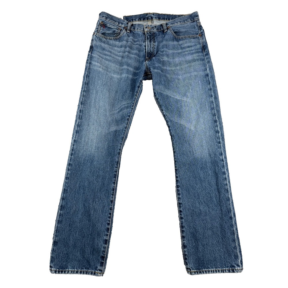 Polo Ralph Lauren Men's Jeans 36x32 Blue Varick Slim Straight